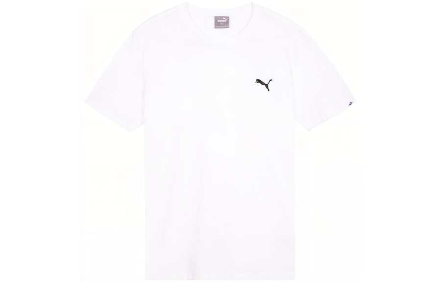 PUMA T Shirts Men's Crew Neck Moderate Straight Fit