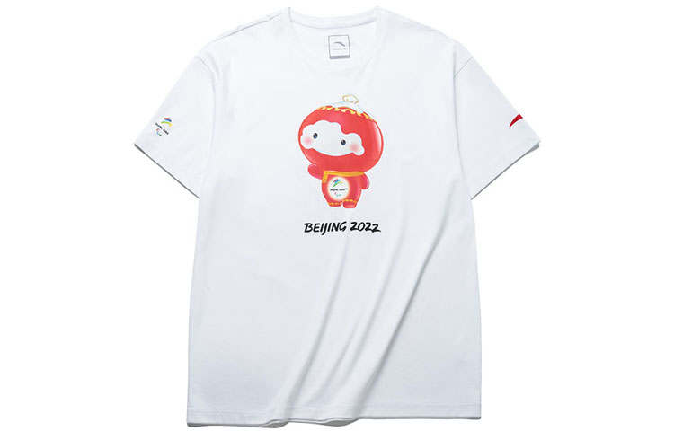 ANTA T Shirts Unisex White Crew Neck Moderate