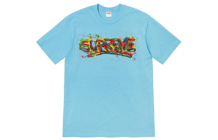 Supreme Supreme Paint Logo Tee