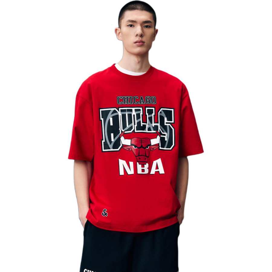 JACK&JONES JACK JONES· x NBA JACK&JONES X NBA JACK&JONES X Bulls NBA T Shirt Unisex