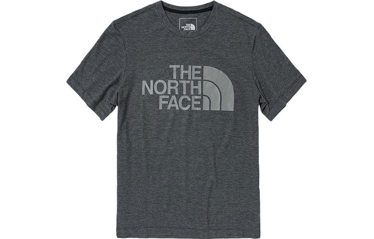 THE NORTH FACE T Shirts Men's Gray Crew Neck Moderate