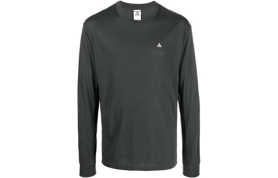 Nike Nike T Shirts Men's Dark Green Crew Neck Moderate Straight Fit