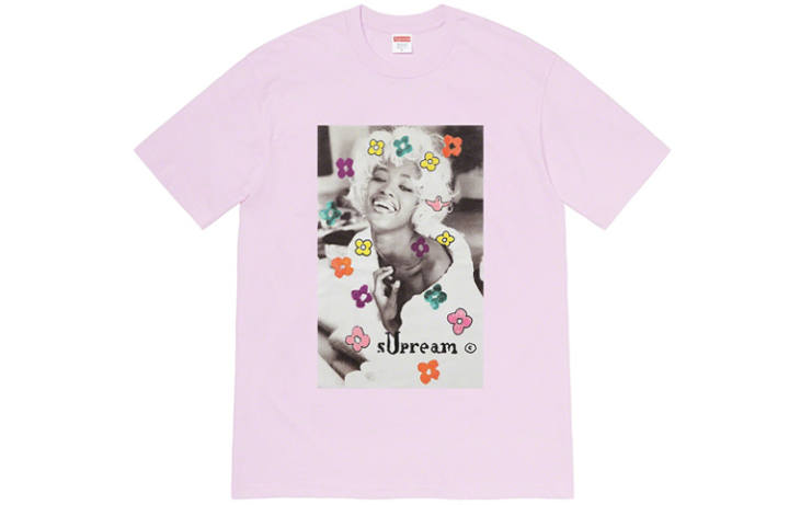 Supreme Supreme T Shirt Unisex Light Purple