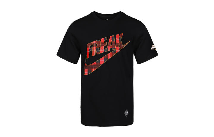 Nike Nike T Shirts Men's Black Crew Neck Moderate Straight Fit