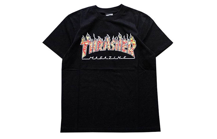 Thrasher Thrasher T Shirt Japan Version Unisex Black