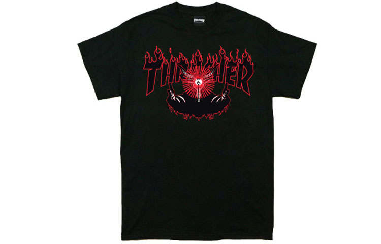 Thrasher Thrasher T Shirt Japan Version Unisex Black