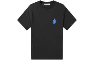 JW Anderson Logo Embroidered Crewneck T Shirt