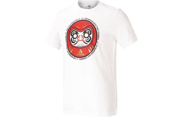 Adidas Adidas T Shirts Men's White Crew Neck Moderate Straight Fit