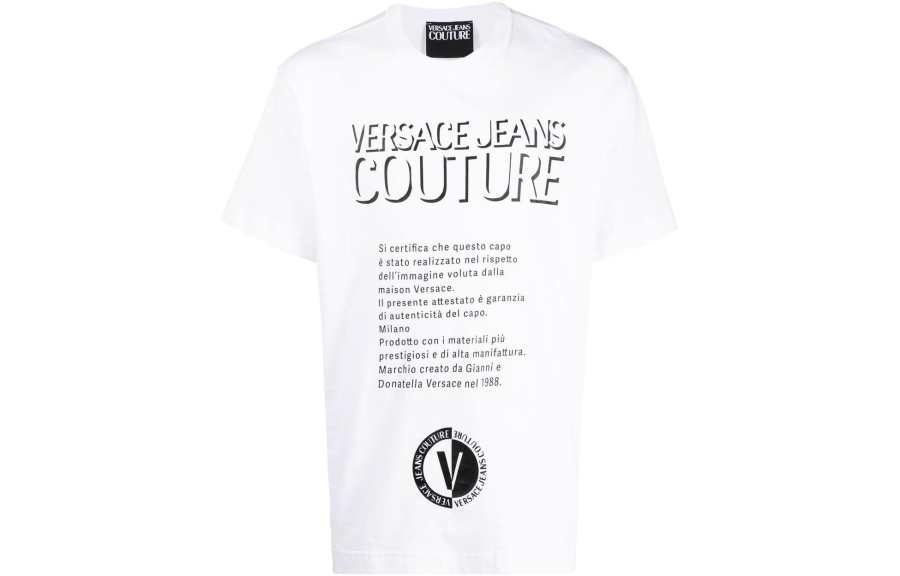 VERSACE JEANS COUTURE SS23 T Shirt Men's White