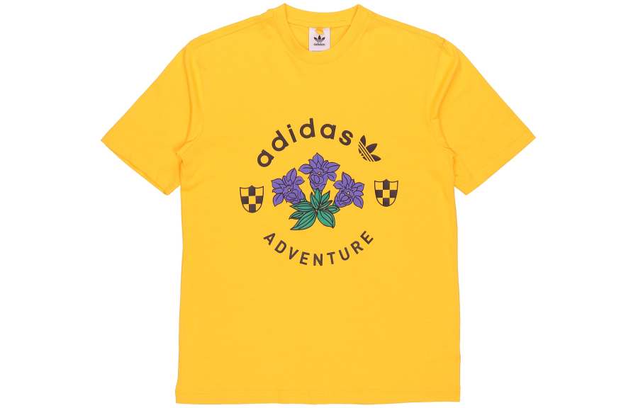 Adidas Originals Adventure T Shirt Men's Sunlight Yellow