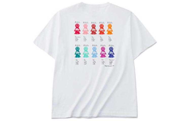 ANTA Life Collection T Shirts Unisex White Crew Neck Moderate Straight Fit