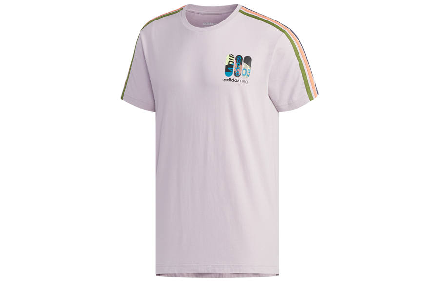 Adidas Neo T Shirt Men's Purple Pink