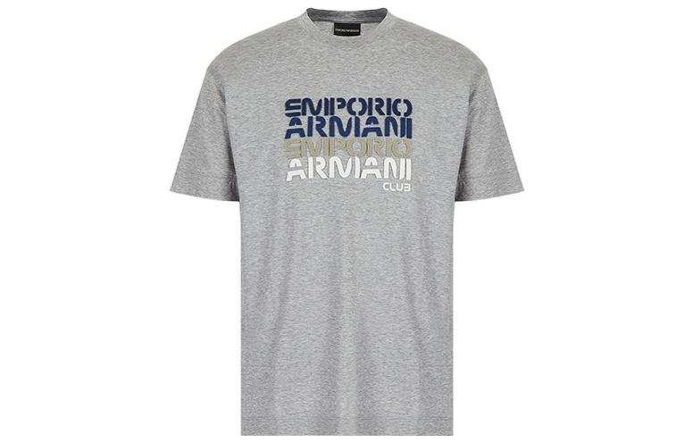 EMPORIO ARMANI SS22 T Shirt Men's Gray