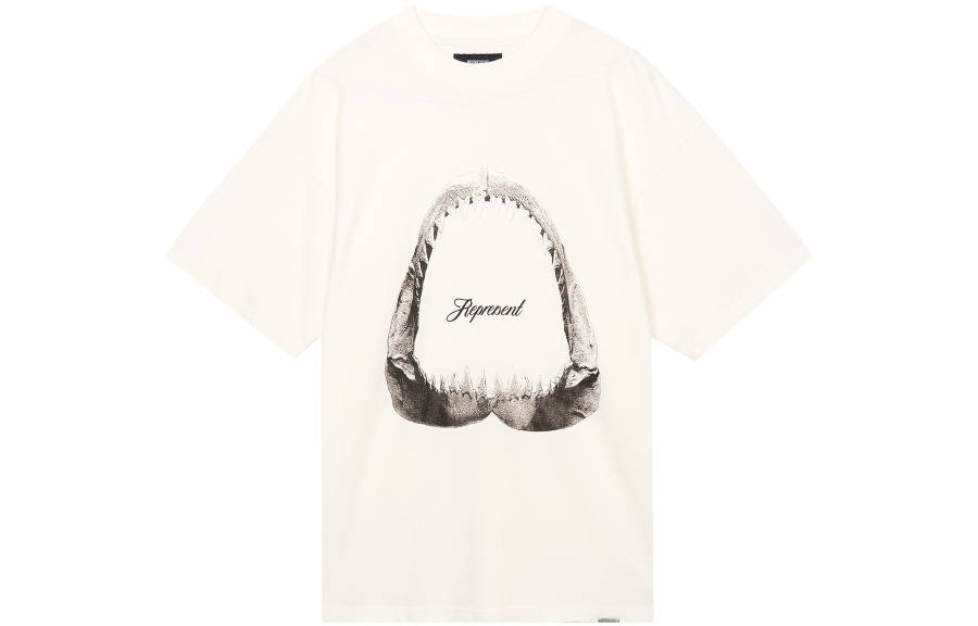 REPRESENT REPRESENT T Shirts Men's White Crew Neck Thin Straight Fit