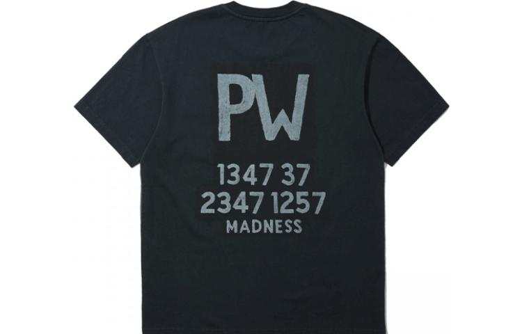 MADNESS T Shirts Men's Gray Crew Neck Moderate Straight Fit