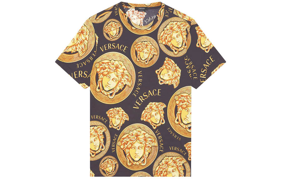 VERSACE VERSACE SS21 T Shirt Men's Gold