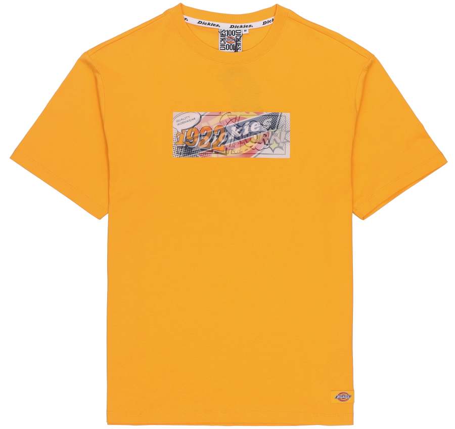 Dickies SS22 T Shirt Men's Bright Orange