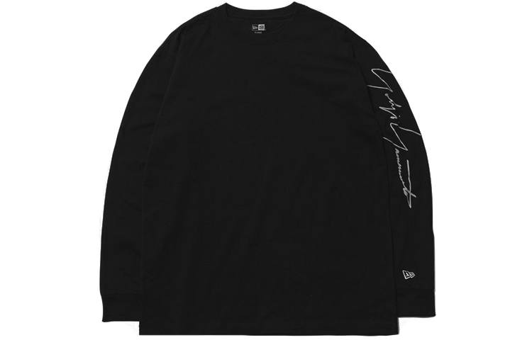 Yohji Yamamoto X New Era T Shirts Unisex Black Crew Neck Moderate Other