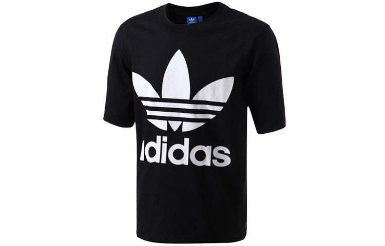 Adidas Originals Drop Shoulder Sleeve T Shirt Men's Black
