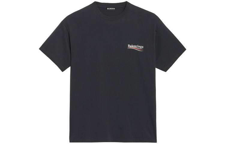 Balenciaga Political Campaign SS20 T Shirt Regular Fit Men's Black