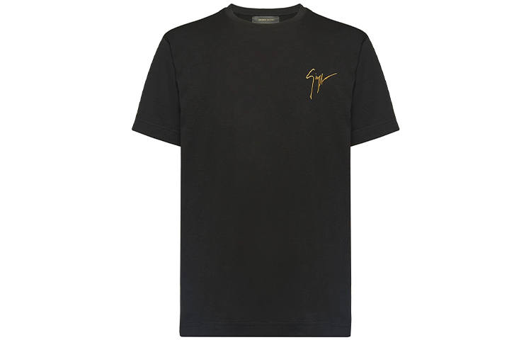 Giuseppe Zanotti Logo Embroidered Crewneck T Shirt