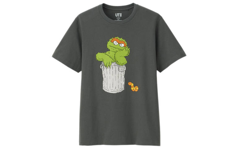 UNIQLO Kaws X UNIQLO X Sesame Street Oscar The Grouch Tee