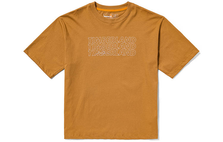 Timberland T Shirts Unisex Wheat Crew Neck Moderate Straight Fit