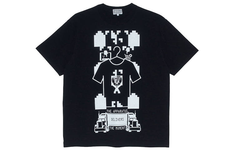 Cav Empt T Shirts Unisex Black Crew Neck Moderate Straight Fit