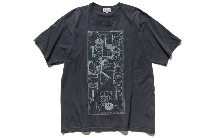 Cav Empt T Shirts Men's Black Crew Neck Moderate Straight Fit