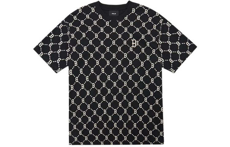 MLB MLB T Shirts Unisex Black Crew Neck Moderate