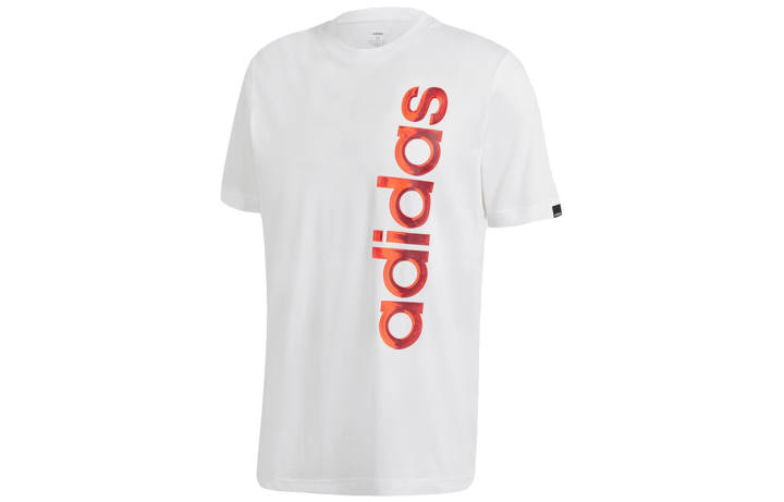 Adidas Adidas T Shirts Men's White Crew Neck Moderate