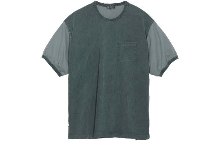 Cav Empt T Shirts Men's Gray Crew Neck Moderate Straight Fit