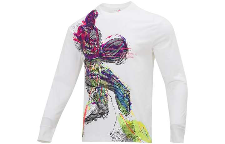 Jordan Jordan 23 T Shirts Men's White Crew Neck Moderate Straight Fit