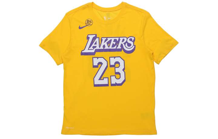 Nike Nike X NBA T Shirt Men's Yellow