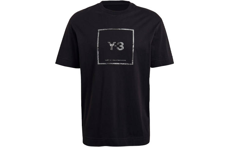 Y-3 Y 3 T Shirts Unisex Black Crew Neck Moderate Straight Fit
