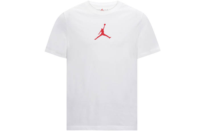 Jordan Jordan T Shirt Asian Version Men's White/Training Red