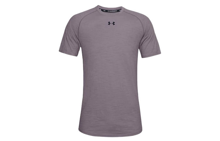 Under Armour T Shirt Men's Lead Gray Purple