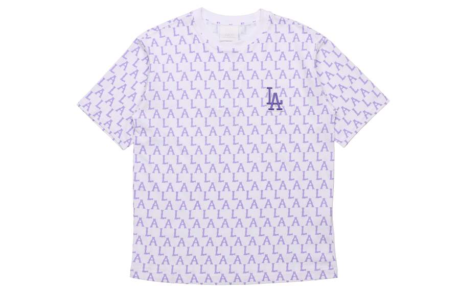 MLB Los Angeles Dodgers Set in Sleeve T Shirt Unisex White