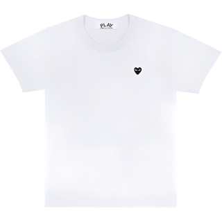 CDG Play T Shirts Men's Crew Neck Moderate Straight Fit