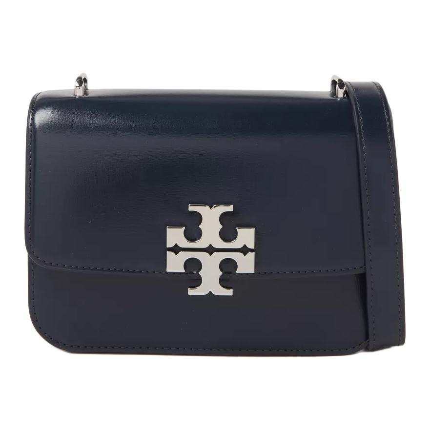 TORY BURCH Leather Shoulder Bag Small Women's Marine Blue