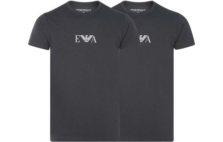 EMPORIO ARMANI T Shirts Men's Crew Neck Moderate Straight Fit