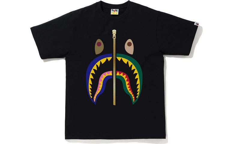 A BATHING APE Bape Colors Shark Tee