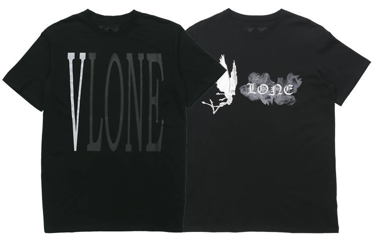 VLONE Big Logo Series T Shirt Unisex 2 Pack Black