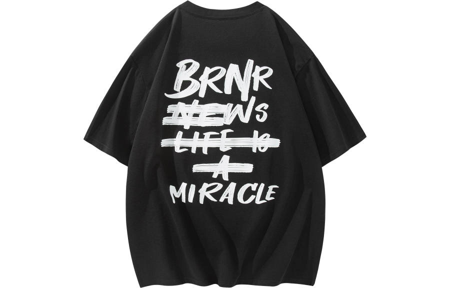 BRNR T Shirts Unisex Crew Neck Moderate Straight Fit