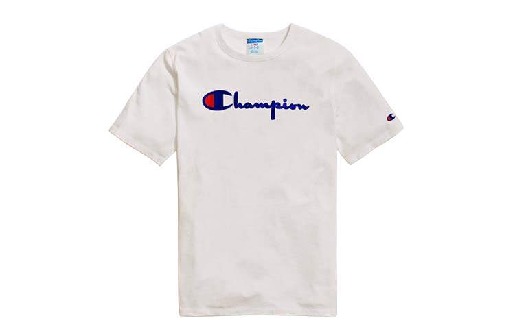 Champion Champion T Shirt US Version Unisex White