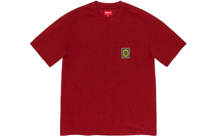 Supreme Supreme Crest Label Pocket Tee