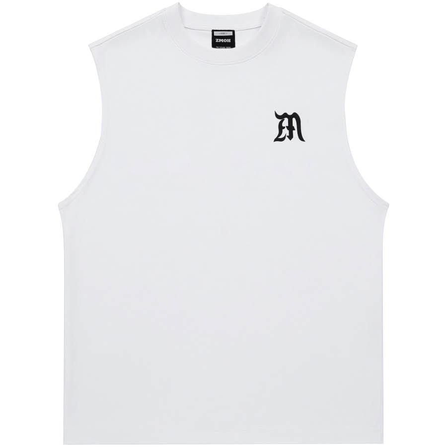 ZMOH Tank Tops Unisex Crew Neck Moderate Straight Fit