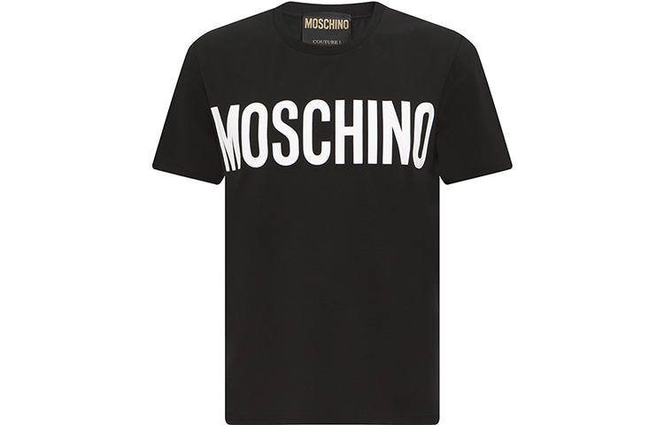 MOSCHINO Logo Printed Crewneck T Shirt