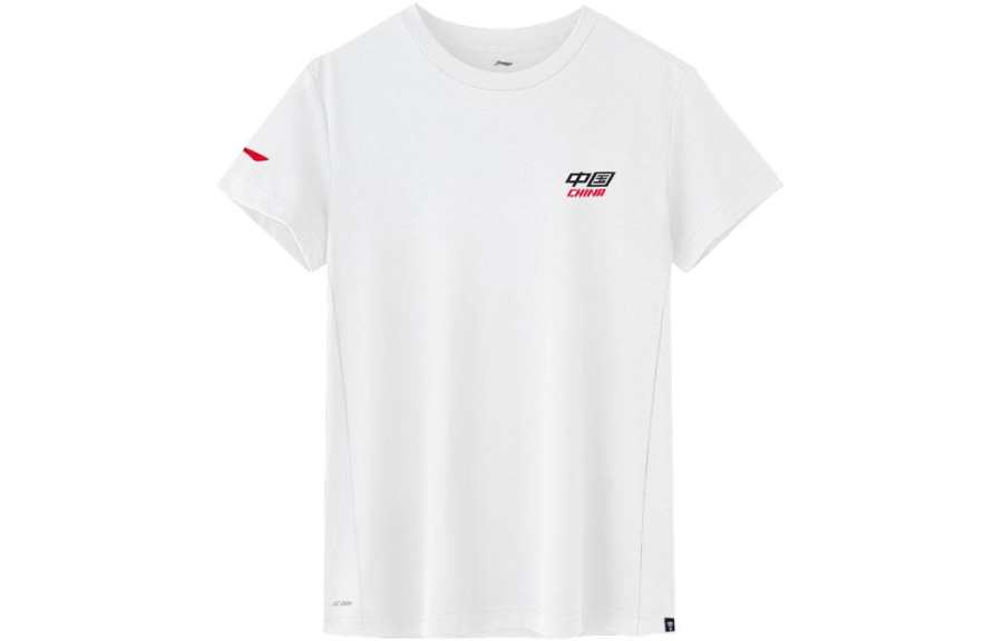 Li-Ning Li Ning T Shirt Unisex Standard White