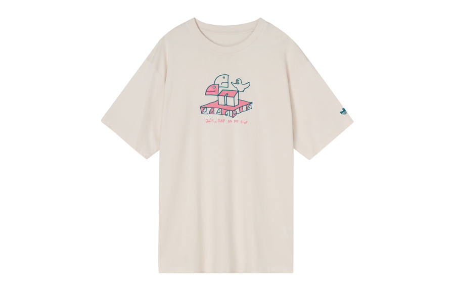 Adidas Originals Set in Sleeve T Shirt Unisex Gray White